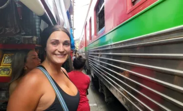 Pretty Girl and Railway
